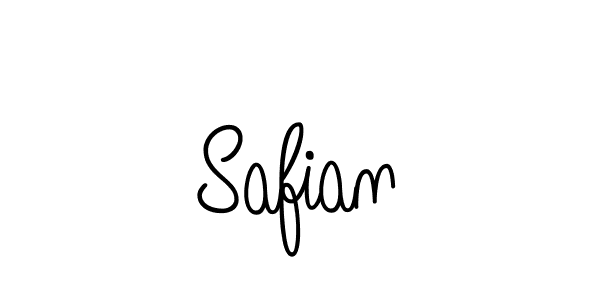 You should practise on your own different ways (Angelique-Rose-font-FFP) to write your name (Safian) in signature. don't let someone else do it for you. Safian signature style 5 images and pictures png
