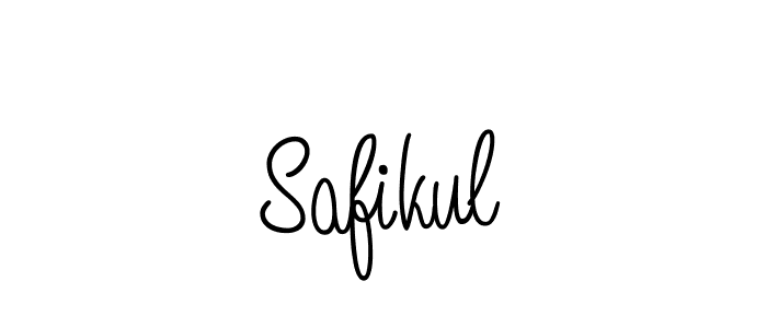 if you are searching for the best signature style for your name Safikul. so please give up your signature search. here we have designed multiple signature styles  using Angelique-Rose-font-FFP. Safikul signature style 5 images and pictures png