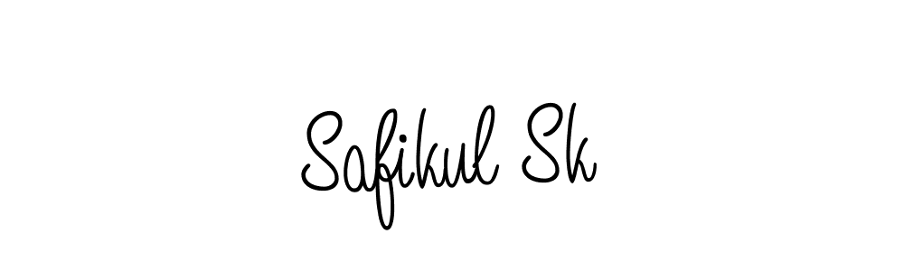 You should practise on your own different ways (Angelique-Rose-font-FFP) to write your name (Safikul Sk) in signature. don't let someone else do it for you. Safikul Sk signature style 5 images and pictures png