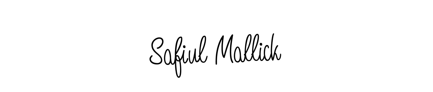 Use a signature maker to create a handwritten signature online. With this signature software, you can design (Angelique-Rose-font-FFP) your own signature for name Safiul Mallick. Safiul Mallick signature style 5 images and pictures png