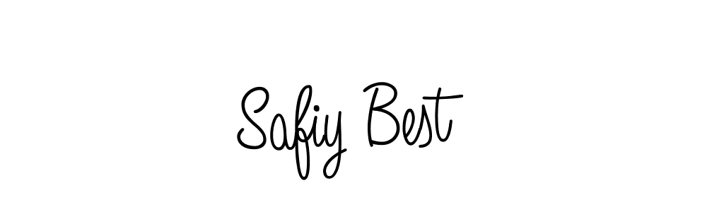 Use a signature maker to create a handwritten signature online. With this signature software, you can design (Angelique-Rose-font-FFP) your own signature for name Safiy Best. Safiy Best signature style 5 images and pictures png