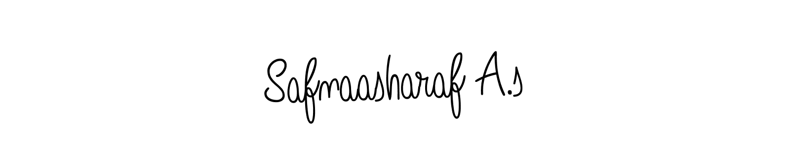 How to make Safnaasharaf A.s signature? Angelique-Rose-font-FFP is a professional autograph style. Create handwritten signature for Safnaasharaf A.s name. Safnaasharaf A.s signature style 5 images and pictures png