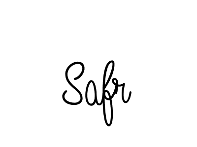 The best way (Angelique-Rose-font-FFP) to make a short signature is to pick only two or three words in your name. The name Safr include a total of six letters. For converting this name. Safr signature style 5 images and pictures png