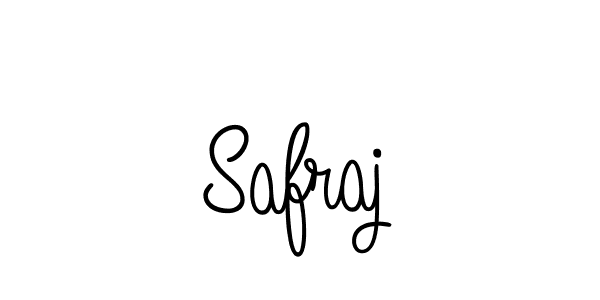 How to make Safraj name signature. Use Angelique-Rose-font-FFP style for creating short signs online. This is the latest handwritten sign. Safraj signature style 5 images and pictures png