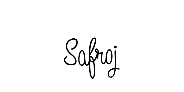 The best way (Angelique-Rose-font-FFP) to make a short signature is to pick only two or three words in your name. The name Safroj include a total of six letters. For converting this name. Safroj signature style 5 images and pictures png