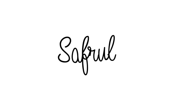 Safrul stylish signature style. Best Handwritten Sign (Angelique-Rose-font-FFP) for my name. Handwritten Signature Collection Ideas for my name Safrul. Safrul signature style 5 images and pictures png