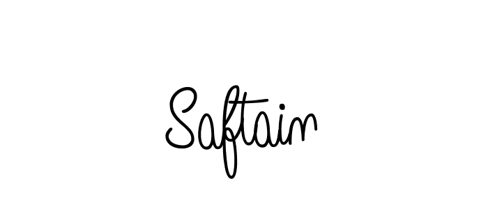 How to make Saftain signature? Angelique-Rose-font-FFP is a professional autograph style. Create handwritten signature for Saftain name. Saftain signature style 5 images and pictures png