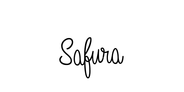 You should practise on your own different ways (Angelique-Rose-font-FFP) to write your name (Safura) in signature. don't let someone else do it for you. Safura signature style 5 images and pictures png