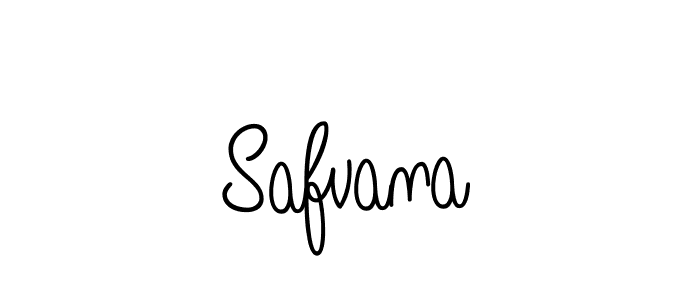 You should practise on your own different ways (Angelique-Rose-font-FFP) to write your name (Safvana) in signature. don't let someone else do it for you. Safvana signature style 5 images and pictures png