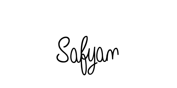 Use a signature maker to create a handwritten signature online. With this signature software, you can design (Angelique-Rose-font-FFP) your own signature for name Safyan. Safyan signature style 5 images and pictures png