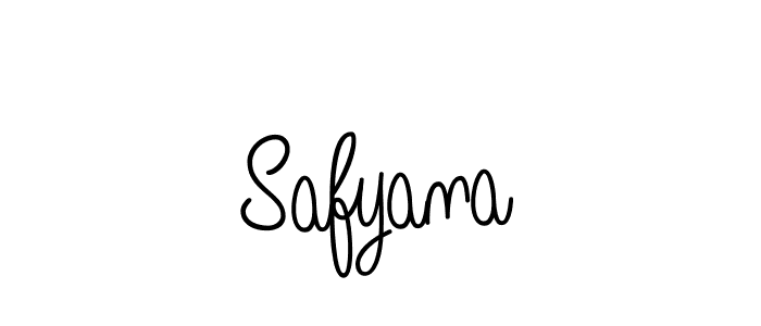 The best way (Angelique-Rose-font-FFP) to make a short signature is to pick only two or three words in your name. The name Safyana include a total of six letters. For converting this name. Safyana signature style 5 images and pictures png