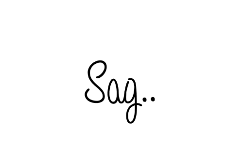 You can use this online signature creator to create a handwritten signature for the name Sag... This is the best online autograph maker. Sag.. signature style 5 images and pictures png