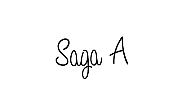 How to make Saga A signature? Angelique-Rose-font-FFP is a professional autograph style. Create handwritten signature for Saga A name. Saga A signature style 5 images and pictures png