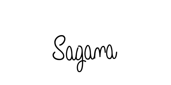The best way (Angelique-Rose-font-FFP) to make a short signature is to pick only two or three words in your name. The name Sagana include a total of six letters. For converting this name. Sagana signature style 5 images and pictures png