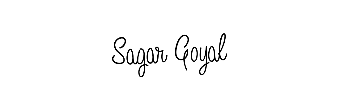 Create a beautiful signature design for name Sagar Goyal. With this signature (Angelique-Rose-font-FFP) fonts, you can make a handwritten signature for free. Sagar Goyal signature style 5 images and pictures png