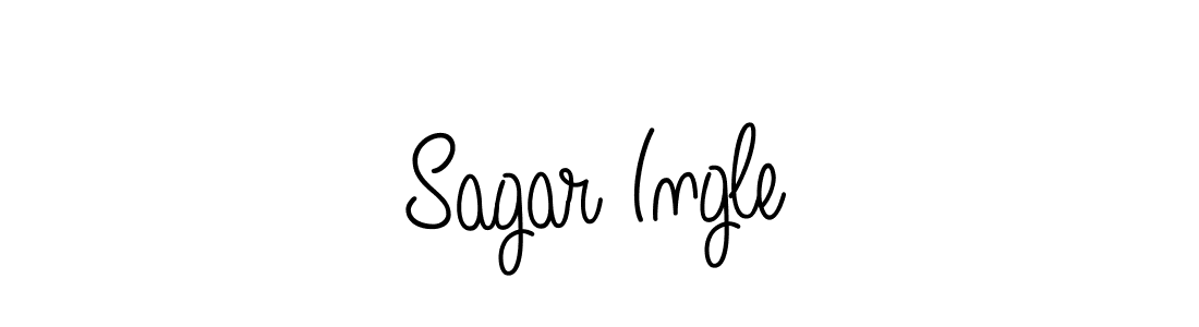 Make a beautiful signature design for name Sagar Ingle. With this signature (Angelique-Rose-font-FFP) style, you can create a handwritten signature for free. Sagar Ingle signature style 5 images and pictures png