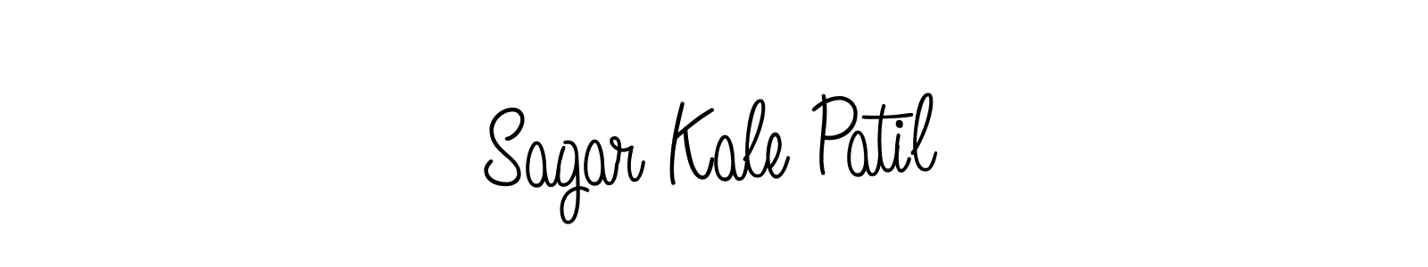 How to make Sagar Kale Patil name signature. Use Angelique-Rose-font-FFP style for creating short signs online. This is the latest handwritten sign. Sagar Kale Patil signature style 5 images and pictures png