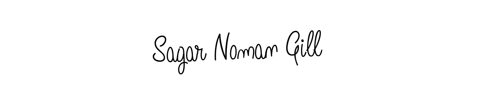 Create a beautiful signature design for name Sagar Noman Gill. With this signature (Angelique-Rose-font-FFP) fonts, you can make a handwritten signature for free. Sagar Noman Gill signature style 5 images and pictures png