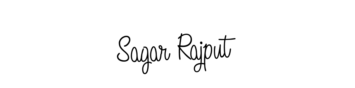 The best way (Angelique-Rose-font-FFP) to make a short signature is to pick only two or three words in your name. The name Sagar Rajput include a total of six letters. For converting this name. Sagar Rajput signature style 5 images and pictures png