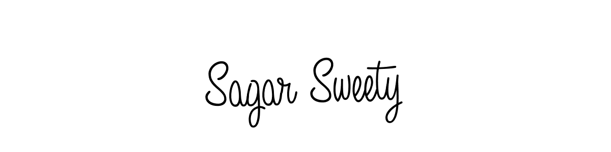 How to Draw Sagar Sweety signature style? Angelique-Rose-font-FFP is a latest design signature styles for name Sagar Sweety. Sagar Sweety signature style 5 images and pictures png