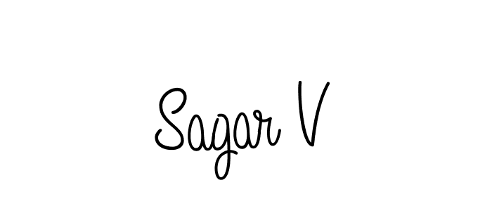 Here are the top 10 professional signature styles for the name Sagar V. These are the best autograph styles you can use for your name. Sagar V signature style 5 images and pictures png