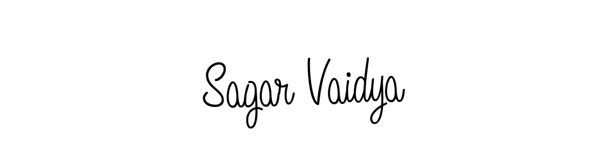 Angelique-Rose-font-FFP is a professional signature style that is perfect for those who want to add a touch of class to their signature. It is also a great choice for those who want to make their signature more unique. Get Sagar Vaidya name to fancy signature for free. Sagar Vaidya signature style 5 images and pictures png