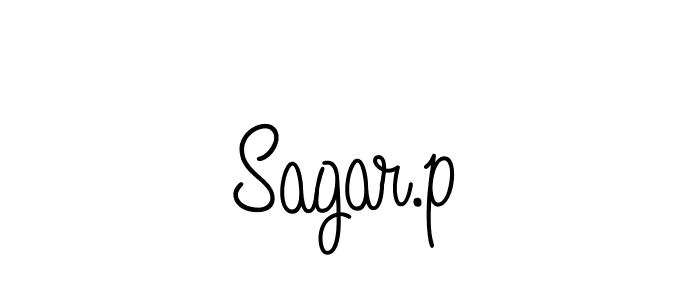 Sagar.p stylish signature style. Best Handwritten Sign (Angelique-Rose-font-FFP) for my name. Handwritten Signature Collection Ideas for my name Sagar.p. Sagar.p signature style 5 images and pictures png