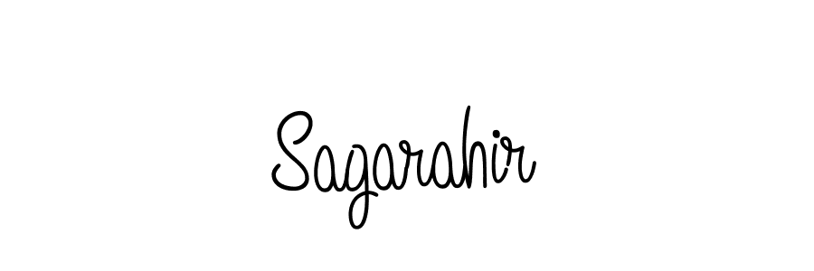 Make a beautiful signature design for name Sagarahir. With this signature (Angelique-Rose-font-FFP) style, you can create a handwritten signature for free. Sagarahir signature style 5 images and pictures png