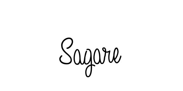 Design your own signature with our free online signature maker. With this signature software, you can create a handwritten (Angelique-Rose-font-FFP) signature for name Sagare. Sagare signature style 5 images and pictures png