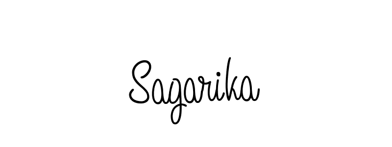 Use a signature maker to create a handwritten signature online. With this signature software, you can design (Angelique-Rose-font-FFP) your own signature for name Sagarika. Sagarika signature style 5 images and pictures png
