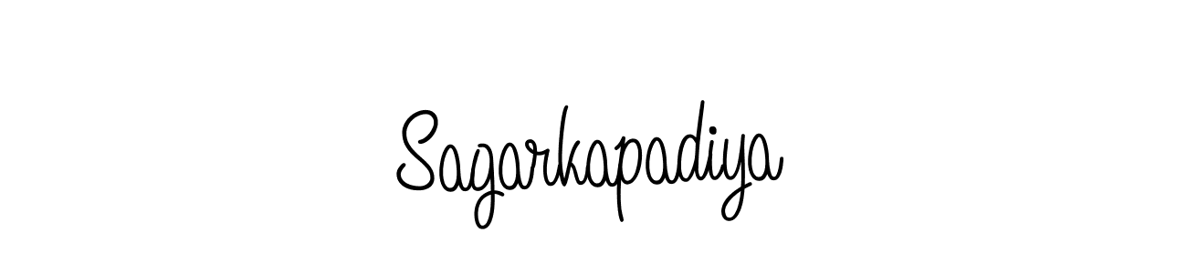 Once you've used our free online signature maker to create your best signature Angelique-Rose-font-FFP style, it's time to enjoy all of the benefits that Sagarkapadiya name signing documents. Sagarkapadiya signature style 5 images and pictures png