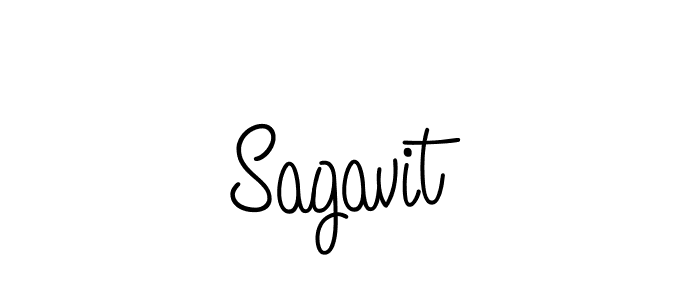 You should practise on your own different ways (Angelique-Rose-font-FFP) to write your name (Sagavit) in signature. don't let someone else do it for you. Sagavit signature style 5 images and pictures png