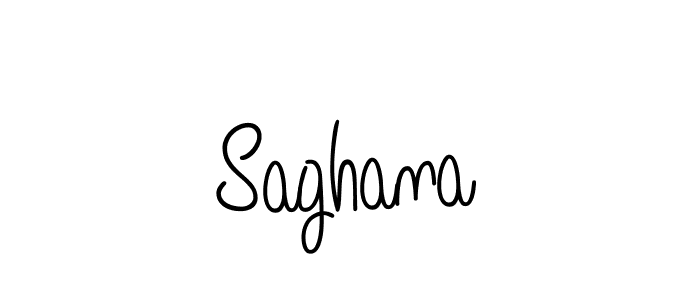 How to make Saghana signature? Angelique-Rose-font-FFP is a professional autograph style. Create handwritten signature for Saghana name. Saghana signature style 5 images and pictures png