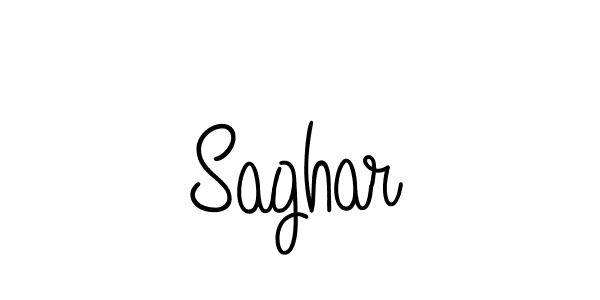 Make a beautiful signature design for name Saghar. Use this online signature maker to create a handwritten signature for free. Saghar signature style 5 images and pictures png