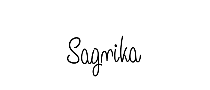 Design your own signature with our free online signature maker. With this signature software, you can create a handwritten (Angelique-Rose-font-FFP) signature for name Sagnika. Sagnika signature style 5 images and pictures png
