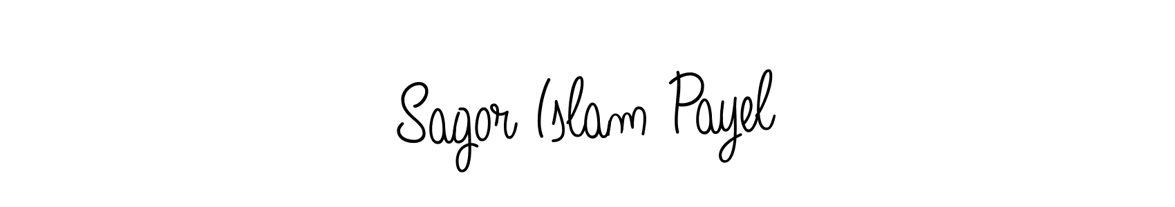 The best way (Angelique-Rose-font-FFP) to make a short signature is to pick only two or three words in your name. The name Sagor Islam Payel include a total of six letters. For converting this name. Sagor Islam Payel signature style 5 images and pictures png