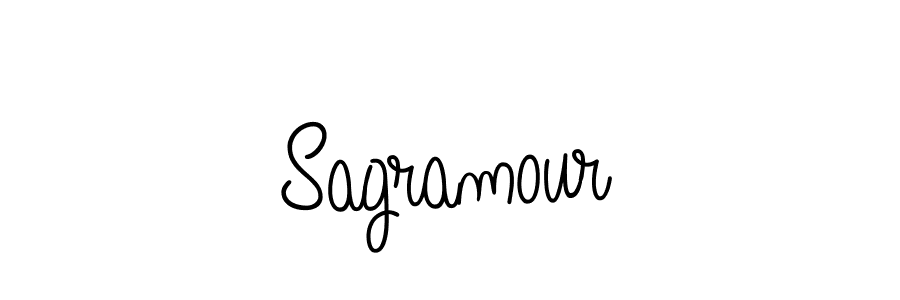 How to make Sagramour signature? Angelique-Rose-font-FFP is a professional autograph style. Create handwritten signature for Sagramour name. Sagramour signature style 5 images and pictures png