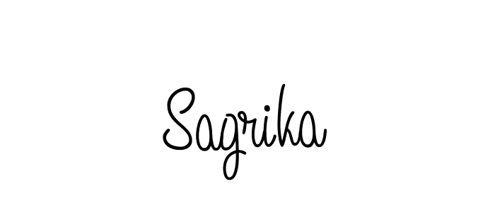 How to make Sagrika signature? Angelique-Rose-font-FFP is a professional autograph style. Create handwritten signature for Sagrika name. Sagrika signature style 5 images and pictures png