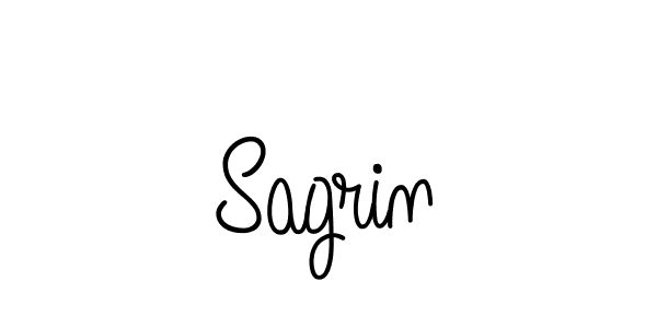 Design your own signature with our free online signature maker. With this signature software, you can create a handwritten (Angelique-Rose-font-FFP) signature for name Sagrin. Sagrin signature style 5 images and pictures png
