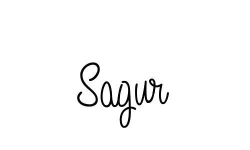 How to make Sagur signature? Angelique-Rose-font-FFP is a professional autograph style. Create handwritten signature for Sagur name. Sagur signature style 5 images and pictures png