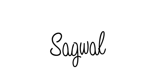 You should practise on your own different ways (Angelique-Rose-font-FFP) to write your name (Sagwal) in signature. don't let someone else do it for you. Sagwal signature style 5 images and pictures png