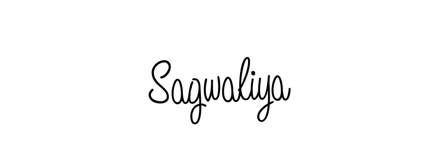 Use a signature maker to create a handwritten signature online. With this signature software, you can design (Angelique-Rose-font-FFP) your own signature for name Sagwaliya. Sagwaliya signature style 5 images and pictures png