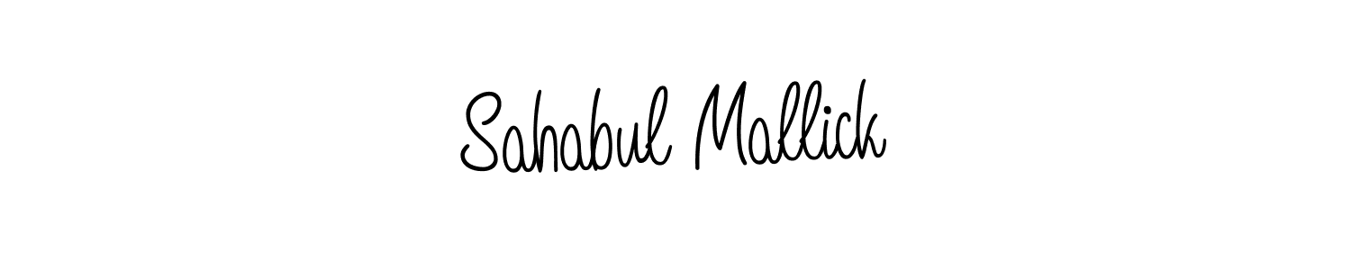 You can use this online signature creator to create a handwritten signature for the name Sahabul Mallick. This is the best online autograph maker. Sahabul Mallick signature style 5 images and pictures png