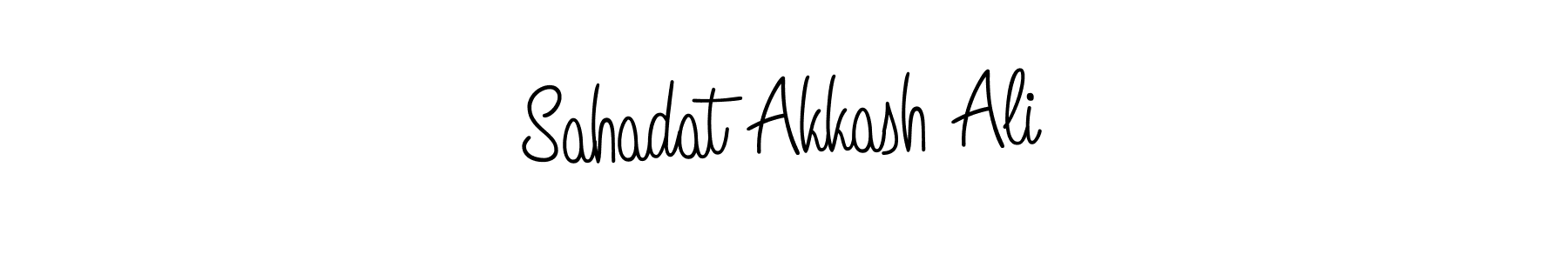 if you are searching for the best signature style for your name Sahadat Akkash Ali. so please give up your signature search. here we have designed multiple signature styles  using Angelique-Rose-font-FFP. Sahadat Akkash Ali signature style 5 images and pictures png