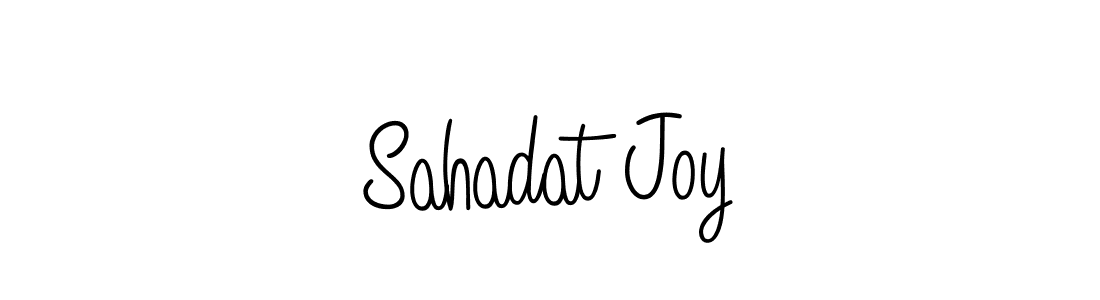Sahadat Joy stylish signature style. Best Handwritten Sign (Angelique-Rose-font-FFP) for my name. Handwritten Signature Collection Ideas for my name Sahadat Joy. Sahadat Joy signature style 5 images and pictures png