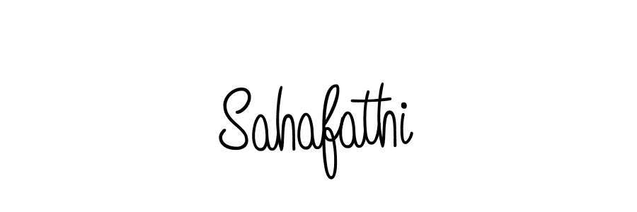 Make a beautiful signature design for name Sahafathi. With this signature (Angelique-Rose-font-FFP) style, you can create a handwritten signature for free. Sahafathi signature style 5 images and pictures png