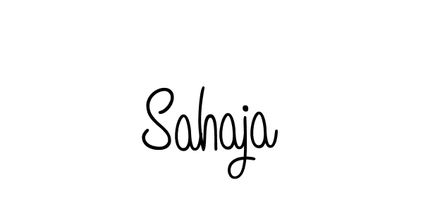 Make a beautiful signature design for name Sahaja. Use this online signature maker to create a handwritten signature for free. Sahaja signature style 5 images and pictures png