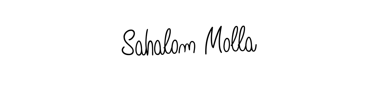 Similarly Angelique-Rose-font-FFP is the best handwritten signature design. Signature creator online .You can use it as an online autograph creator for name Sahalom Molla. Sahalom Molla signature style 5 images and pictures png