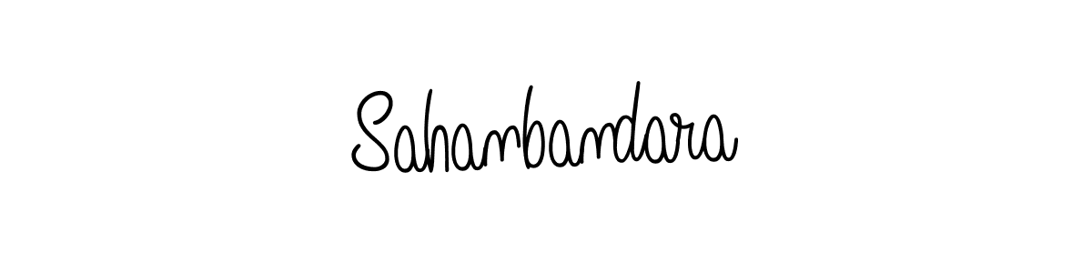 Once you've used our free online signature maker to create your best signature Angelique-Rose-font-FFP style, it's time to enjoy all of the benefits that Sahanbandara name signing documents. Sahanbandara signature style 5 images and pictures png