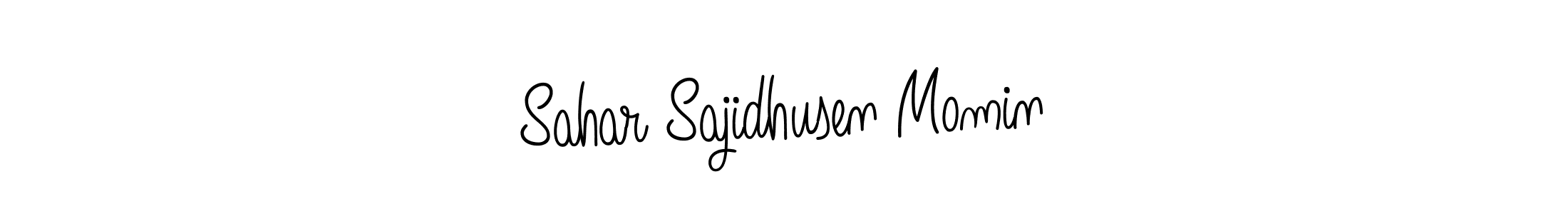 It looks lik you need a new signature style for name Sahar Sajidhusen Momin. Design unique handwritten (Angelique-Rose-font-FFP) signature with our free signature maker in just a few clicks. Sahar Sajidhusen Momin signature style 5 images and pictures png